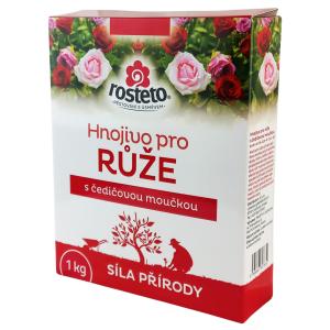 Rosteto-meststof met basaltmeel voor rozen