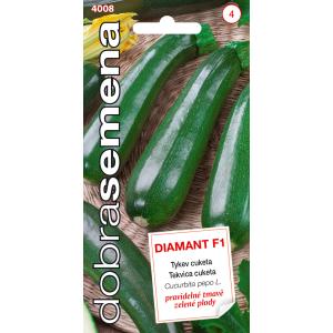 Goede zaden Pompoen/courgette Diamant F1 groen 1,5 g