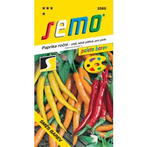 Semo Groene scherpe chilipaprika, gemengde kleuren, 0,4 g, SHU 50.000